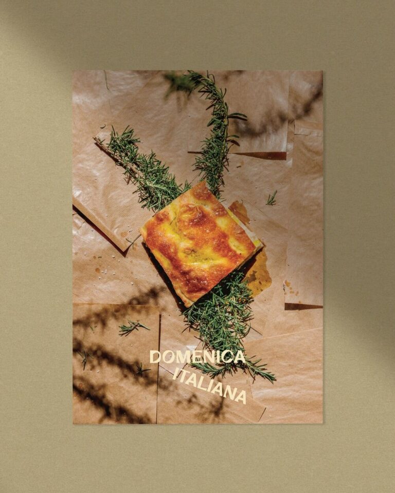 Cartolina 'La focaccia'